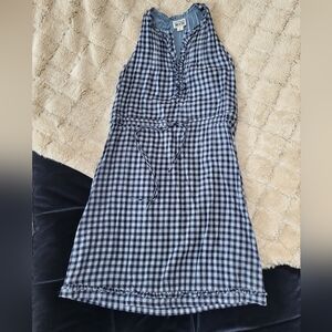 Vintage Converse One Star Gingham Plaid Dress